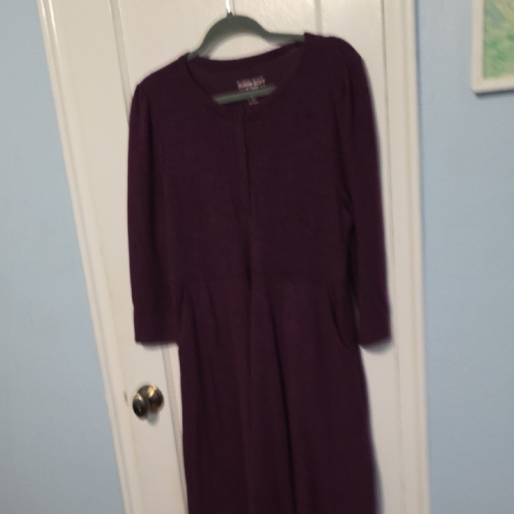 Torrid Deep Purple Long Sleeve Dress